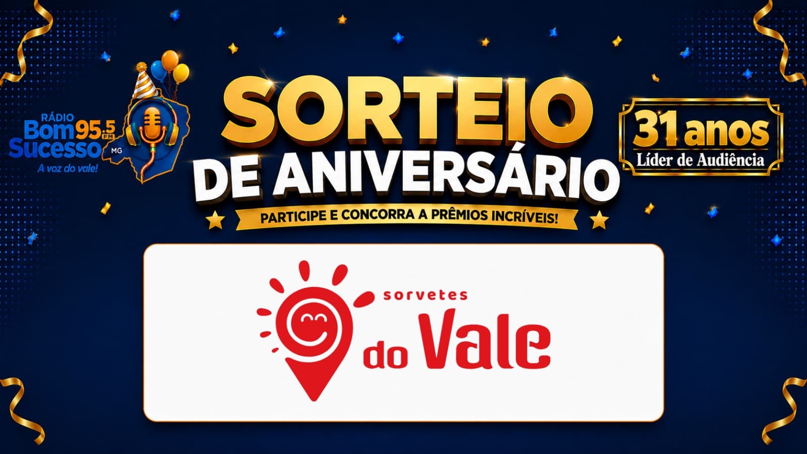Sorteio 64 - Sorvetes do Vale